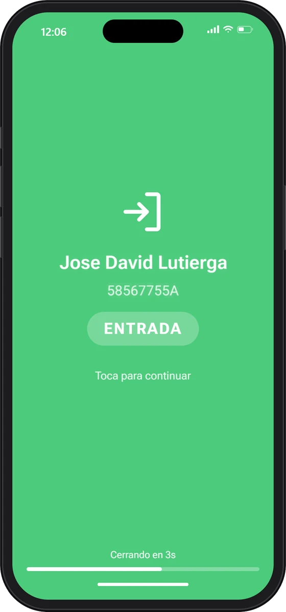 Confirmación de entrada de Jose David Lutierga